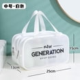 thumbnail image 7 of Dry-wet Separation Washing Bag Large Capacity Portable Travel Cosmetic Bag Storage Bag Clear Travel Toiletry Bag, 7 of 7