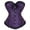 Purple, variant on QIPOPIQ Clearance Women's Steel Boned Corsets Plus Size Shapewear Outfit Underwear Shapewear Corset Top