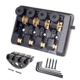 thumbnail image 1 of Lefu Professional Travel Bass Bridge 4String Headless Brass Roller Saddle Guitar Part, 1 of 10