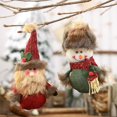 thumbnail image 2 of Año Nuevo 2021 Lindos muñecos navideños Papá Noel Muñeco de nieve Alce Noel Decoración del árbol de Navidad para el hogar Navidad 2020 Regalo para niños, 2 of 5