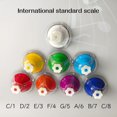 thumbnail image 4 of Bell Desk Bells 8 Notes Metal Hand Bells Rainbow Music Bells Percussion Instrument Smooth Edges Holiday Birthday Gift Colorful Flower Bell, 4 of 7