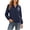 Navy, variant on FAIWAD Rain Jacket Women Sun-Protection Lightweight Zip Up Outdoor Hiking Hooded Windbreaker with Pocket