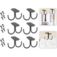 thumbnail image 3 of HAHADAXA Crochets pour Tasses sous Armoire Étagère Porte-Gobelet Suspendue Support de Rangement pour Tasses Présentoir Organisateur avec 2 Crochets 6 Pcs, 3 of 7