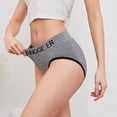 thumbnail image 3 of TrowBridge-bragas deportivas de alta elasticidad para mujer, ropa interior cómoda, transpirable, con letras en la cintura, 3 of 4