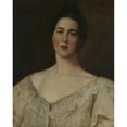 thumbnail image 2 of William Merritt Chase 12x14 Gold Ornate Wood Frame and Double Matted Museum Art Print Titled - The Stately Model (ca. 1898), 2 of 4