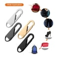 thumbnail image 4 of Detachable Zipper Pull Replacements, Metal Universal Zipper Repair Kit for Jackets Backpacks Luggage Handbags Boots and Outerwear Repairing Accessories, Silver, 4 of 6