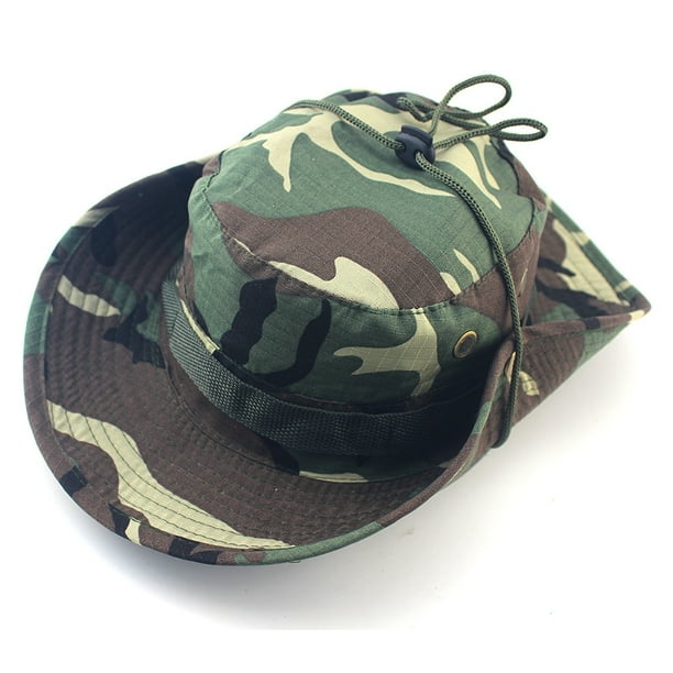 Camouflage Camo Bucket Hats Caps Hunting Gaming Fishing Military Unisex, XL (7 3/8) / Gray Pixel