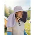 thumbnail image 6 of Deago Sun Hats for Men Women with Neck Flap Outdoor UV Protection Wide Brim Bucket Hat Safari Hiking Fishing Hats (Beige), 6 of 8