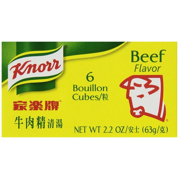 (Pack Of 24) Knorr Bouillon Beef Cube 6 Pieces 2.2 Oz
