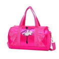 thumbnail image 1 of Sonducket Bolso de baile latino para niñas con bordado y detalle de lentejuelas que añaden glamour al vestido de baile Bolso de hombro de moda Bolsas de mensajero y de hombro hilo largo rosa rojo, 1 of 6