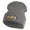 Light Grey, variant on Classic 1919 Felix Cat Head Embroidered 12" Long Beanie - Aqua OSFM
