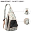 thumbnail image 2 of 4-Pockets Cross Body Bags for Woman Men,Cute Sea Life Sling Bag Chest Bag with Adjustable Strap Women's Crossbody Bags for Outdoors Hiking Traveling, 2 of 4