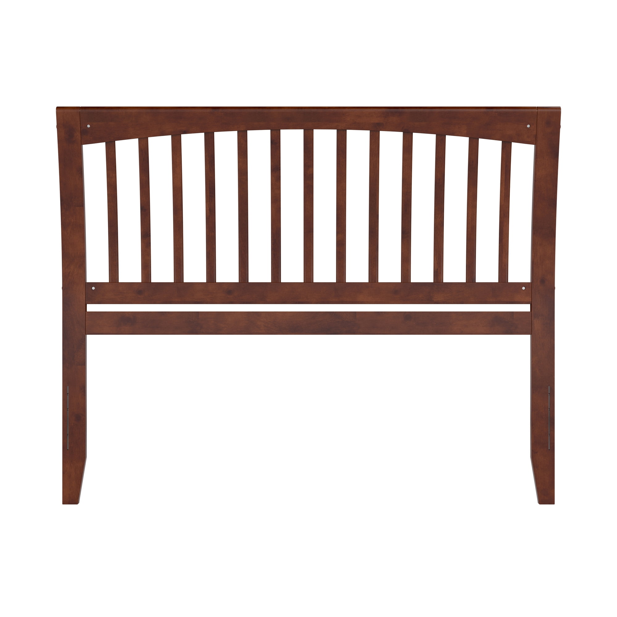 AFI Orleans Queen Sleigh Solid Wood Slat Headboard, Walnut