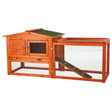 Trixie Pet Rabbit Hutch with Outdoor Run, Small (Best Indoor Rabbit Hutch)