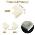 thumbnail image 2 of Protectores de esquina Uxcell, 16 Pcs protectores de esquina y parachoques de seguridad para muebles, cojines de espuma de goma suave (Beige), 2 of 7
