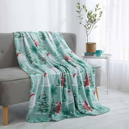Mainstays Micro Plush Throw Blanket, Available in multiple prints