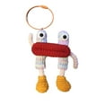 thumbnail image 4 of Handmade Crochet Alphabet A-Z Cute Keychain Cartoon Key Ring Letter Keychains For Women Gift For Friends Birthday, 4 of 8