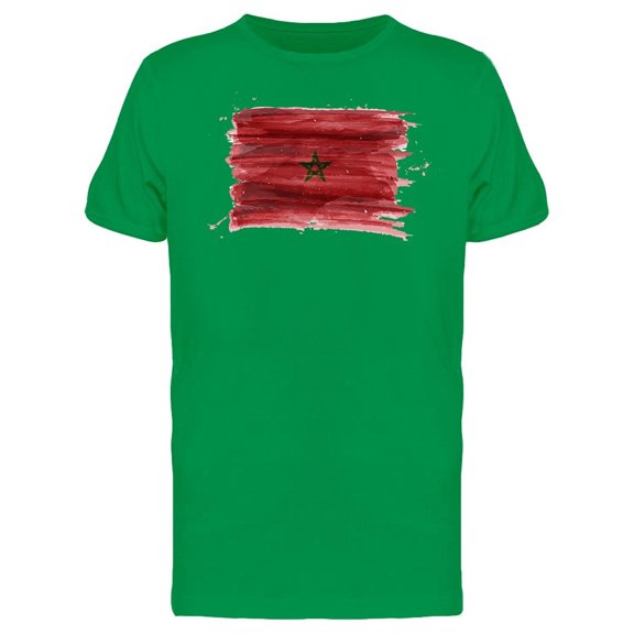 Brush Painting Of Morocco Tee Men's -Image by Shutterstock