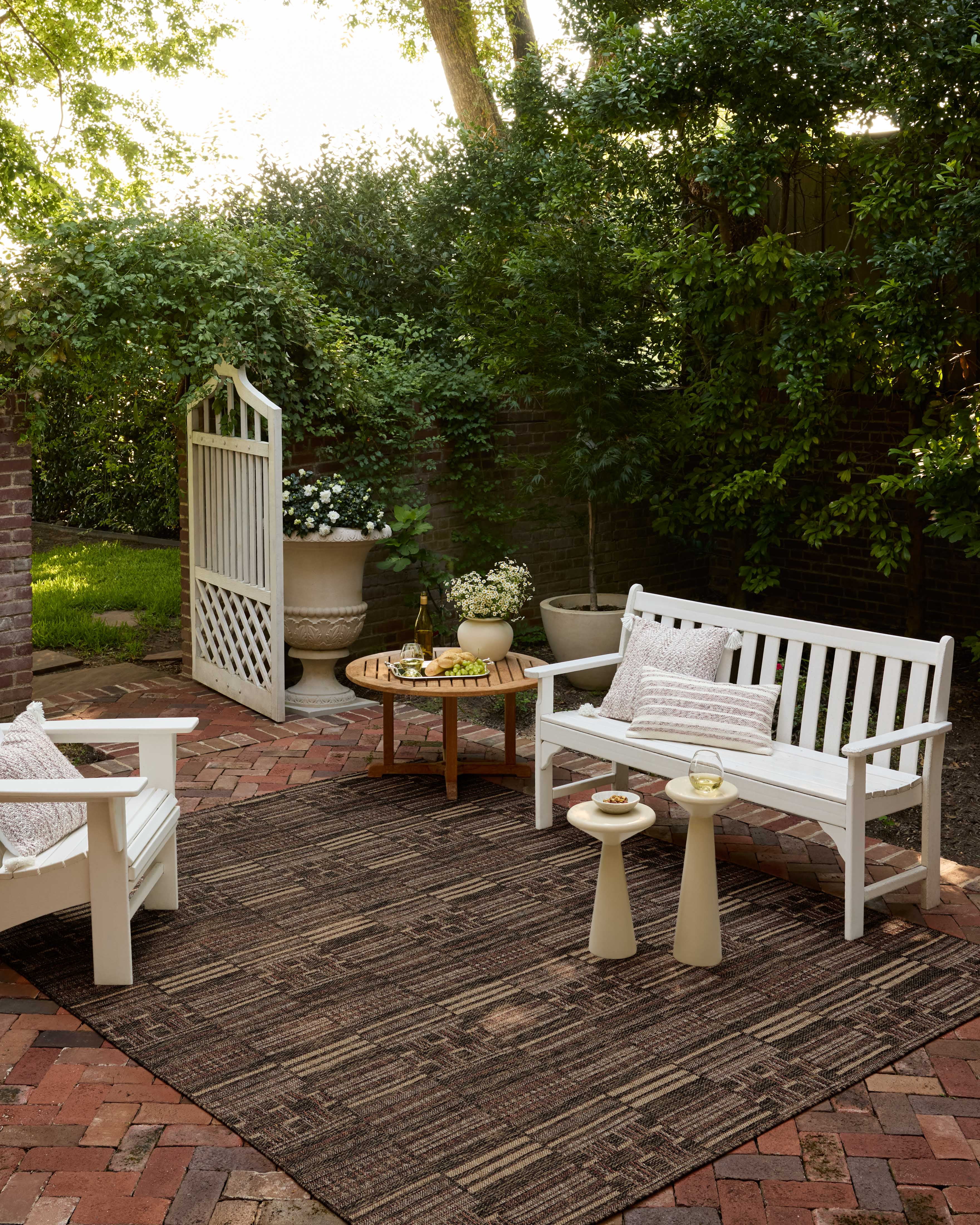 Loloi Birch Spice / Tobacco 5' x 7'-3" Indoor/Outdoor Area Rug
