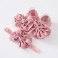thumbnail image 4 of Infant Floor Socks Bowtie Hairband Toddler Anti-Slip Socks Soft Floor Shoes Prewalker Shoes for 0-1Y Baby Accessories, 4 of 9