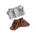 thumbnail image 3 of Mini ropa para muñecas de 6 pulgadas, pantalones para muñecas, atuendos, ropa para niñas, regalo, adorable, para vestir, ropa para muñecas de niñas, 2 piezas, 3 of 7