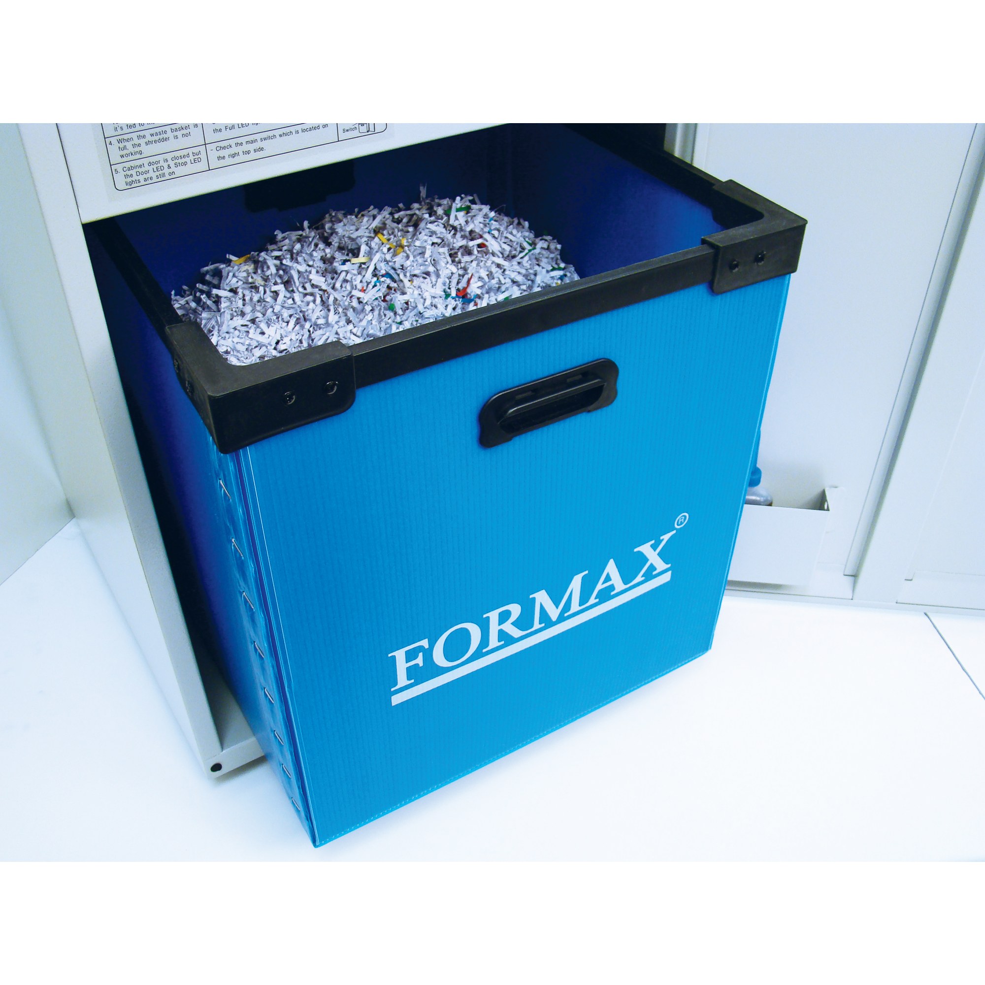 Formax FD 87 Plastic 38-Sheet Cross-Cut Paper, Plastic & Laminate Shredder