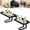 Black, variant on Behind the Faucet Sink Organizer, Over Sink Faucet Storage Rack, No-Drill Faucet Storage Rack, Widened U-Shaped Groove Space-Saving, Easy Drainage for Kitchen Sink, Vanity, Bathroom (White)
