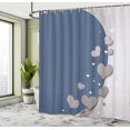 thumbnail image 4 of Ambesonne Love Shower Curtain, Valentines Day Romance Print, 69"Wx75"L, Dark Sky, 4 of 4