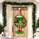 thumbnail image 1 of Seyotauo Merry Christmas Door Cover 35x71 Christmas Gift Box Present Hanging Banner Decoration Winter Holiday Bow Window Door Cover Stripes Ornaments Year Party Home Wall Outdoor, 1 of 6