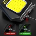thumbnail image 5 of Linterna de carga USB impermeable IPX4 con luz de llavero LED COB para correr de noche, 5 of 5
