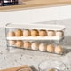 thumbnail image 3 of Dispensador de Huevos con Ruedas, Caja de Almacenamiento de Huevos, Organizador de Huevos de Doble Capa con Tapa, Organizador de Almacenamiento para Restaurante, 3 of 5