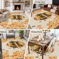 thumbnail image 5 of 8'x10' Area Rugs, Spring Honey Bee Indoor Outdoor Area Rug for Living Room Bedroom, Watercolor Bee Farmhouse Washable Bathroom Rugs Kitchen Floor Carpet Mats Home Decor Aesthetic, 5 of 8