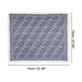 thumbnail image 4 of Ofertas Únicas 1 Pc Bufanda Patrón Paisley Bufanda de Cuello Azul Marino Blanco, 4 of 5