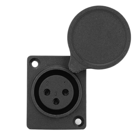ABS Shell, XLR Connector, High Impedance Resolution, 5pcs XLR Audio Connector, For Home Power Microphone Connector