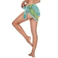 thumbnail image 2 of Islands and Sea Trees Women Coverups Beach Cover Up Chiffon Swimsuit Bikini Wrap Short Skirt Beach Slit Tie Waist, 2 of 8