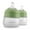 Green, variant on Nanobebe Flexy Silicone Baby Bottle, Anti-Colic, Natural Feel, Non-Collapsing Nipple, Non-Tip Stable Base, Easy to Clean, 3-Pack, Gray, 5 oz