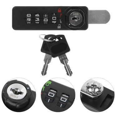 WHAMVOX Secure Drawer Lock with Combination Password Design for Cabinet Assorted Color Nylon and Zinc Alloy Construction