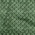 thumbnail image 1 of oneOone Cotton Poplin Green Fabric Asian Batik-Japanese Pattern Sewing Material Print Fabric By The Yard 42 Inch Wide, 1 of 4