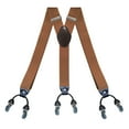 thumbnail image 4 of YAOBAMM Clothes Suspenders Men Suspenders Adjustable Quick Release Wear Resistant Non Slip with Heavy Duty Clips Multipurpose Polyester Y Back Suspenders, 4 of 7