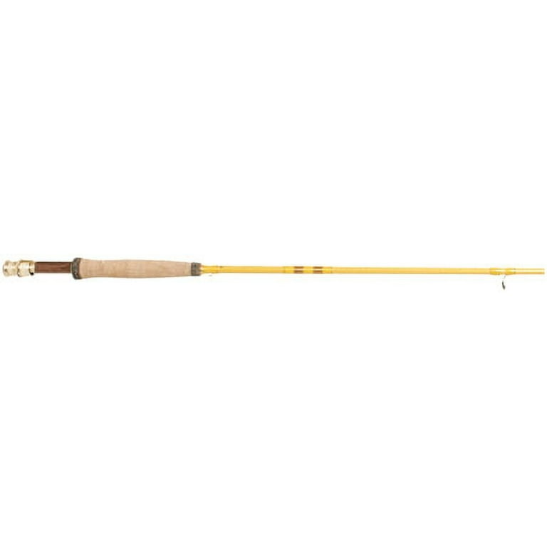 Eagle Claw Featherlight 3/4 Line Weight Fly Rod, 2 Piece (Yellow, 6-Feet  6-Inch), 4/5 Weight