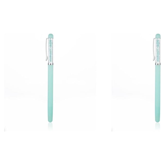 relayinert Stitches Rhinestone Painting Tool Handheld Sticker Accessories Embroidery Professional Replaceable Point Drill Pen Green 2PCS
