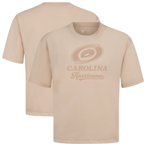 Men's Levelwear Khaki Carolina Hurricanes Shadow Surge Luxe Signature Knit T-Shirt