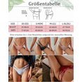 thumbnail image 5 of Pack de 6 Tangas de Algodón para Mujer, Ropa Interior Sexy para Mujer, Ropa Interior con Cintura Alta y Cinturón Deportivo, en Multipack, 5 of 5