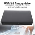 thumbnail image 1 of External Dvd Drive, External Dvd Burner Faster Transmission Speed  for Laptop Black, 1 of 7