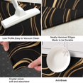 thumbnail image 3 of Black Gold Wave Marble Pattern Kitchen Rug Mat,Kitchen Runner Rugs Non Skid Washable,Decorative Kitchen Floor Mats for Kitchen,Sink,Laundry,17"X47", 3 of 5