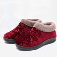 thumbnail image 2 of XIHAHA botas de invierno, zapatos de mujer, botas de nieve con estampado cálido, piel peluda, tela de algodón de terciopelo, botines cómodos, botines antideslizantes para ancianos, 2 of 5