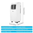 thumbnail image 3 of 8,000 BTU Portable Air Conditioner, Cools up to 300 Sq. Ft., Works as Dehumidifier & Fan, Remote Control & Window Kit Included, 3 of 9