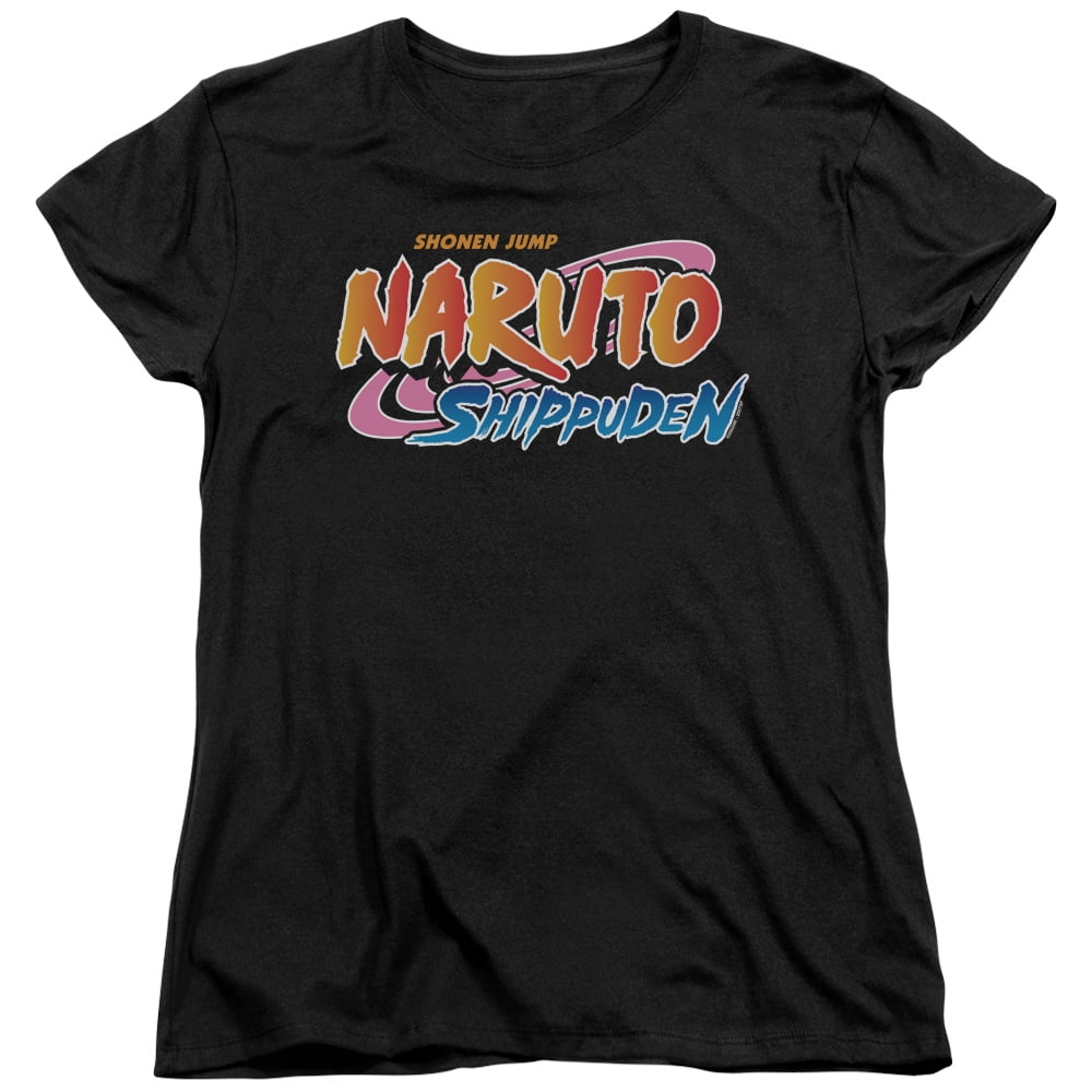 Naruto Shippuden Logo Womens Short Sleeve Shirt - Walmart.com