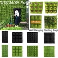 thumbnail image 3 of Bolsas De Plantación Para Colgar En La Pared, Maceta Vertical De Jardín, Bolsa De Cultivo De Flores De Bolsillo, 9 Bolsillos Para Plantas De Flores Vegetales Cateissary HA025549-01, 3 of 6