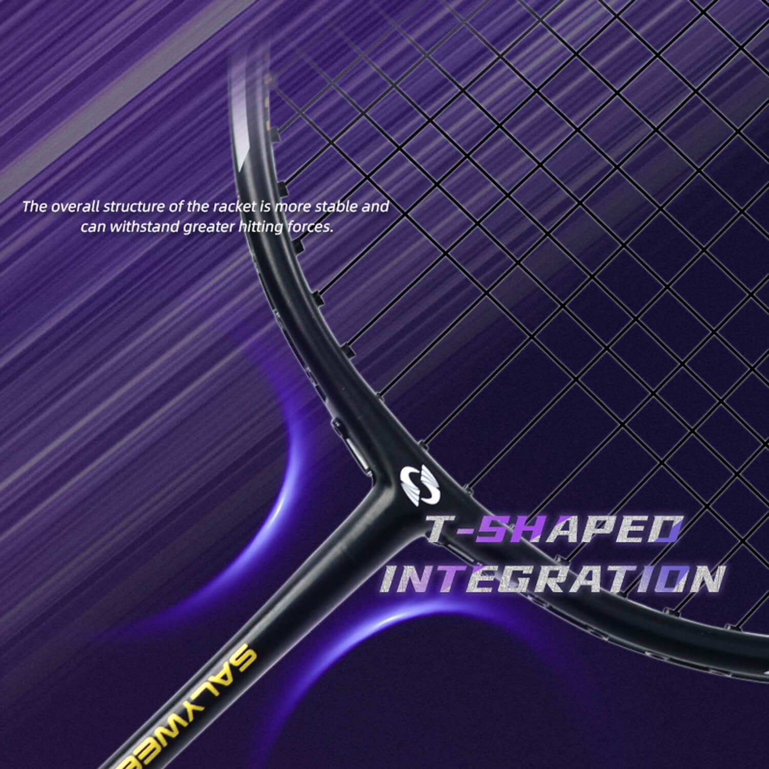 Composite Carbon Fiber Badminton Racket Enhanced Control & Speed, Solid Core Mid-od, Lightweight, 4U, G5, ≤28lbs, with Matching Bag, Great for Beginner Novice Training, Sports Gift Ideas